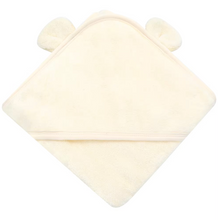 Load image into Gallery viewer, Organic Cotton Baby Hooded Towel (30x30 inch)