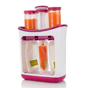5pcs/Set Baby Food Maker Baby Newborn Food Processor Blender Grinder Steamer Toddler Squeeze Fruit Juice Station