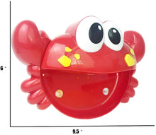 Load image into Gallery viewer, Baby Bath Bubble Toy Bubble Crab Bubble Blower Bubble Machine Bubble Maker with Nursery Rhyme Bathtub Bubble Toys for Infant Baby Children Kids Happy Tub Time