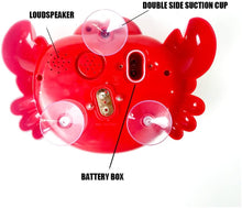Load image into Gallery viewer, Baby Bath Bubble Toy Bubble Crab Bubble Blower Bubble Machine Bubble Maker with Nursery Rhyme Bathtub Bubble Toys for Infant Baby Children Kids Happy Tub Time
