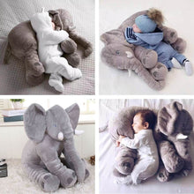 Load image into Gallery viewer, Big Plush Baby Elephant Pillow!  So soft and cuddly your baby will love it!