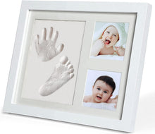 Load image into Gallery viewer, Baby Hand Print Kit  |Deluxe Size + NO Mold| Baby Picture Frame &amp; Non Toxic Clay!