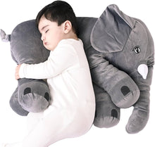 Load image into Gallery viewer, Big Plush Baby Elephant Pillow!  So soft and cuddly your baby will love it!