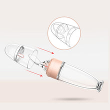 Load image into Gallery viewer, Silicone Baby Squeeze Feeding Spoon