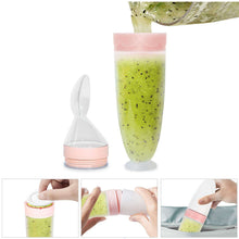 Load image into Gallery viewer, Silicone Baby Squeeze Feeding Spoon