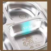 Load image into Gallery viewer, Stainless Steel Four-grid Plate