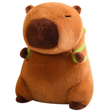 Load image into Gallery viewer, Capybara Plush Toy with Turtle Backpack