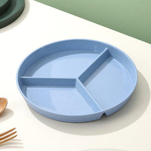 Load image into Gallery viewer, Wheat Straw 3-Section Divided Plate