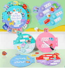 Load image into Gallery viewer, Children Letter Cognition &amp; Early Education Puzzle Book