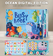 Load image into Gallery viewer, Educational Busy Book with Sticker Activities