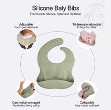 Load image into Gallery viewer, Bamboo and Food-Grade Silicone Feeding Set 🍼🌿