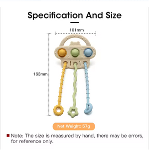 Food-Grade Silicone Pull String Toy