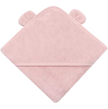Load image into Gallery viewer, Organic Cotton Baby Hooded Towel (30x30 inch)