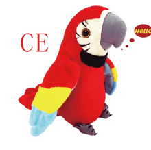 Load image into Gallery viewer, Talking Parrot Plush Toy