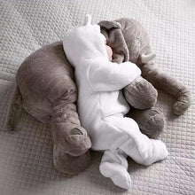 Load image into Gallery viewer, Big Plush Baby Elephant Pillow!  So soft and cuddly your baby will love it!