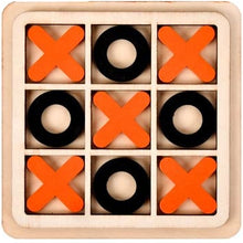 Load image into Gallery viewer, Wooden Tic Tac Toe Board Game