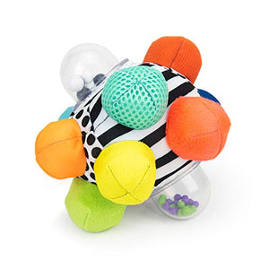 Sassy Developmental Bumpy Ball | Easy to Grasp Bumps Help Develop Motor Skills | for Ages 6 Months and Up | Colors May Vary