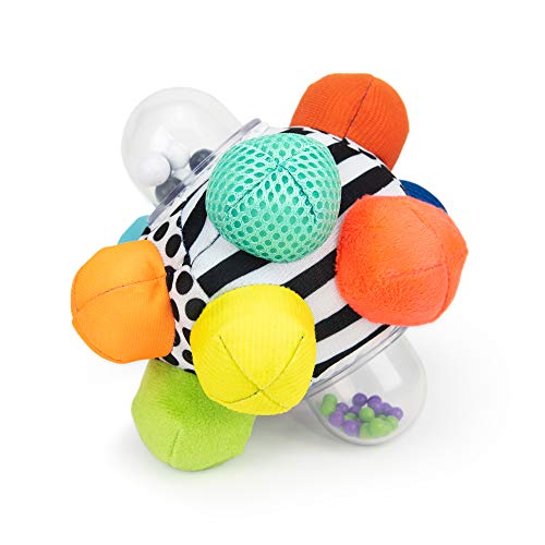 Sassy Developmental Bumpy Ball | Easy to Grasp Bumps Help Develop Motor Skills | for Ages 6 Months and Up | Colors May Vary