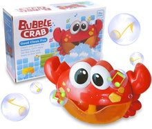 Load image into Gallery viewer, Baby Bath Bubble Toy Bubble Crab Bubble Blower Bubble Machine Bubble Maker with Nursery Rhyme Bathtub Bubble Toys for Infant Baby Children Kids Happy Tub Time