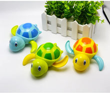 Load image into Gallery viewer, Dmeixs Baby Bath Toy Wind Up Bath Toys Turtle Bathtub Toys for Toddlers Floating Toys Eco-Friendly Material 3 Pack