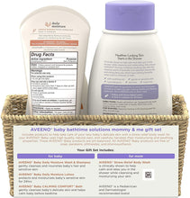 Load image into Gallery viewer, Aveeno Baby Mommy &amp; Me Daily Bathtime Gift Set including Baby Wash &amp; Shampoo, Calming Baby Bath &amp; Wash, Baby Moisturizing Lotion &amp; Stress Relief Body Wash for Mom, 4 Items