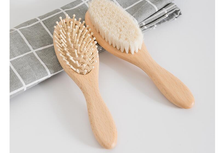 Load image into Gallery viewer, Eco-Friendly Wooden Baby Brush Set