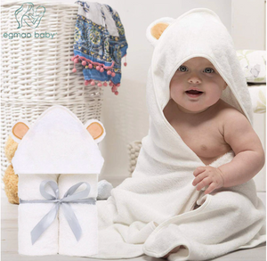 Organic Bamboo Hooded Baby Towel