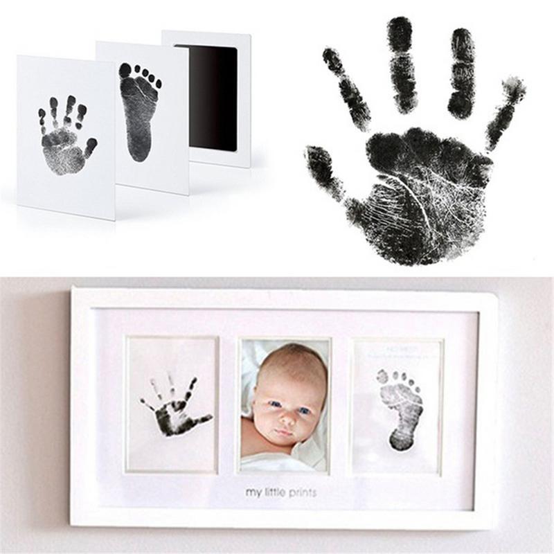  KeaBabies Inkless Baby Hand And Footprint Kit and 2