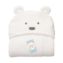 Load image into Gallery viewer, Eco-Totz Fluffy Hooded Towel