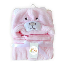 Load image into Gallery viewer, Eco-Totz Fluffy Hooded Towel